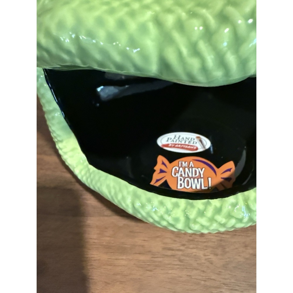 Disney Nightmare Before Christmas Oogie Boogie Ceramic Halloween Candy Bowl - Picture 5 of 6